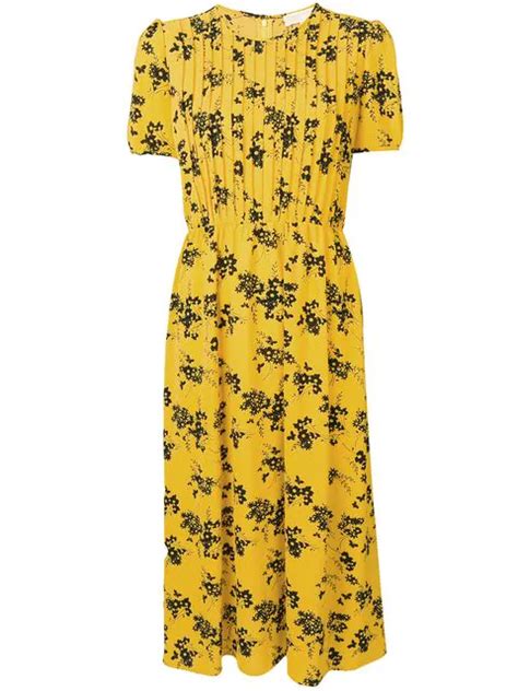 michael kors strickkleid mit blumen|Michael Kors Midikleid Mit Blumen.